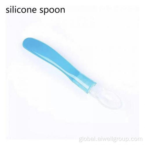 Silicone Spoons For Eating Baby Soft Spoon Baby Feeding Tableware Silicone Supplier